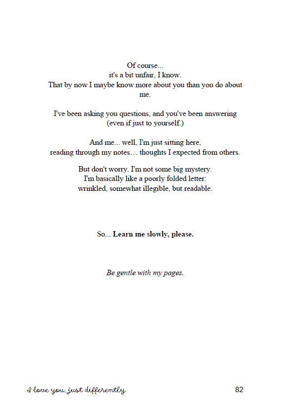 I Love You Just Differently